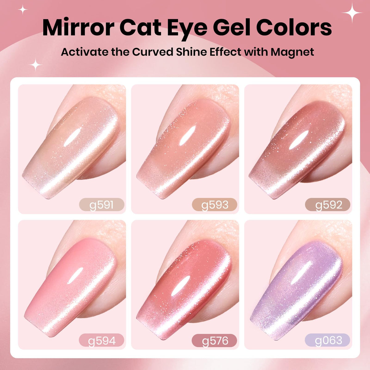 Beetles Soft Beam Cat Eye Brown creates earthy sophistication for versatile nails