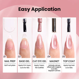 Beetles Soft Beam Cat Eye Glitter adds sparkling drama for party-ready nails