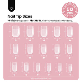 Beetles Tipex 16 sizes ensures seamless fit across natural nails