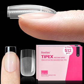 Beetles Tipex Instant Apex Nail Tips showing quick, precise extensions