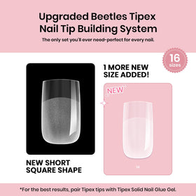 Beetles Tipex odorless, durable tips compatible with gels and acrylics