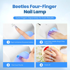 Beetles compact design fits small desks for home manicures