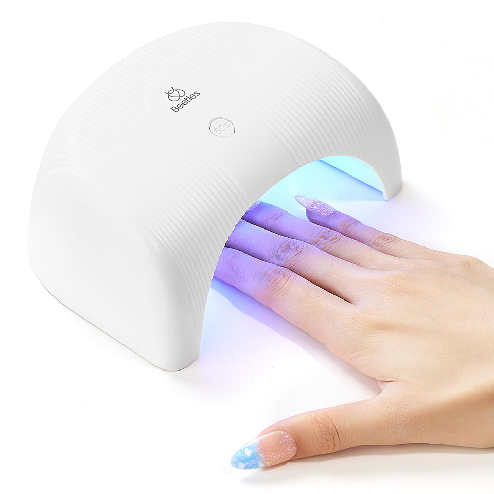 Beetles Gel Polish UV LED Nail Lamp front view showing compact design and even curing