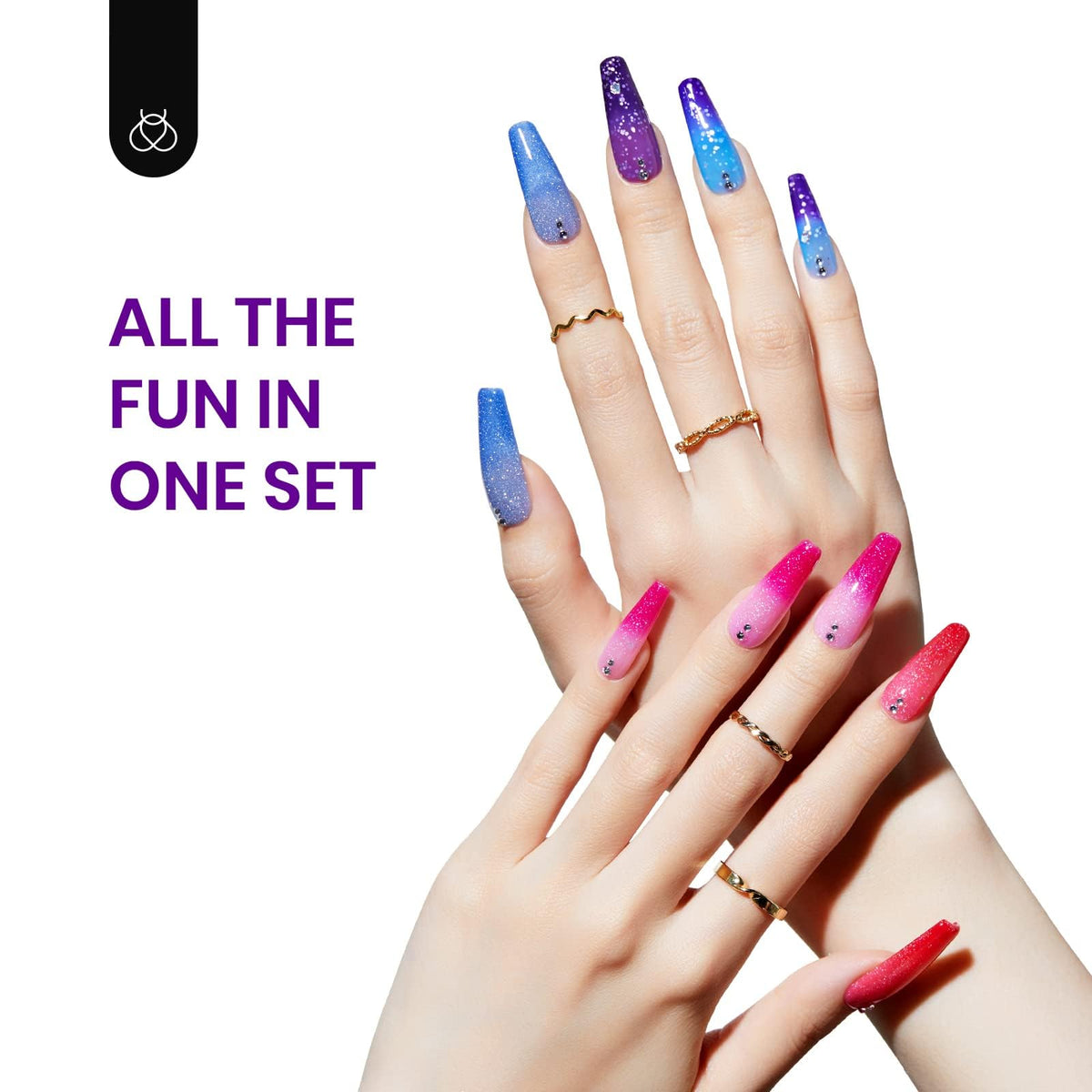 Beetles gift-ready thermal nail polish set, ideal for beginners