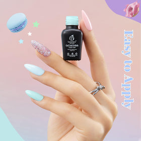 Beetles Glossy Top Coat delivers a bright, glassy shine.