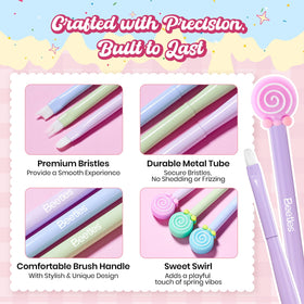 Beetles gradient brush enables smooth gradient transitions on nails.