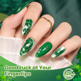 Beetles Green Spirit 28+ Days Wear with high gloss under proper application.