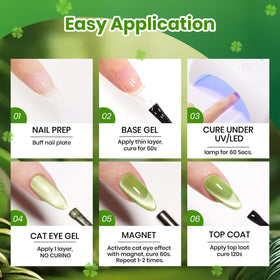 Beetles Green Spirit UV/LED Cure Guide for quick, efficient manicures.