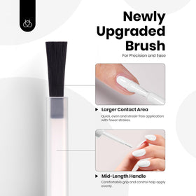 Beetles HEMA-FREE bottle close-up in nude shade for versatile everyday nails