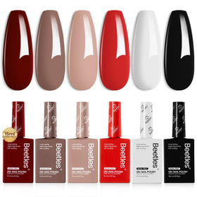 Beetles HEMA-FREE gel polish set—six-color collection for versatile nail art