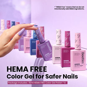 Beetles baby pink bottle displayed for delicate everyday nail color options