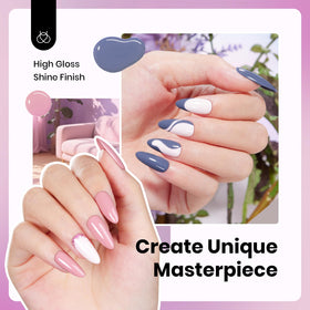 Beetles nude pink bottle ideal for soft, natural-looking manicures