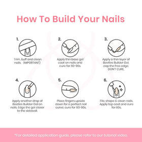 Beetles home salon kit for at-home nail extensions with Beetles Builder Gel