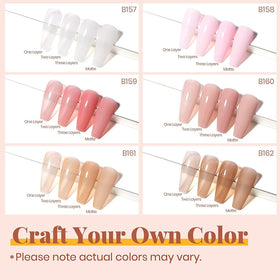 Beetles jelly milky white nude polish offers natural-looking nail coverage