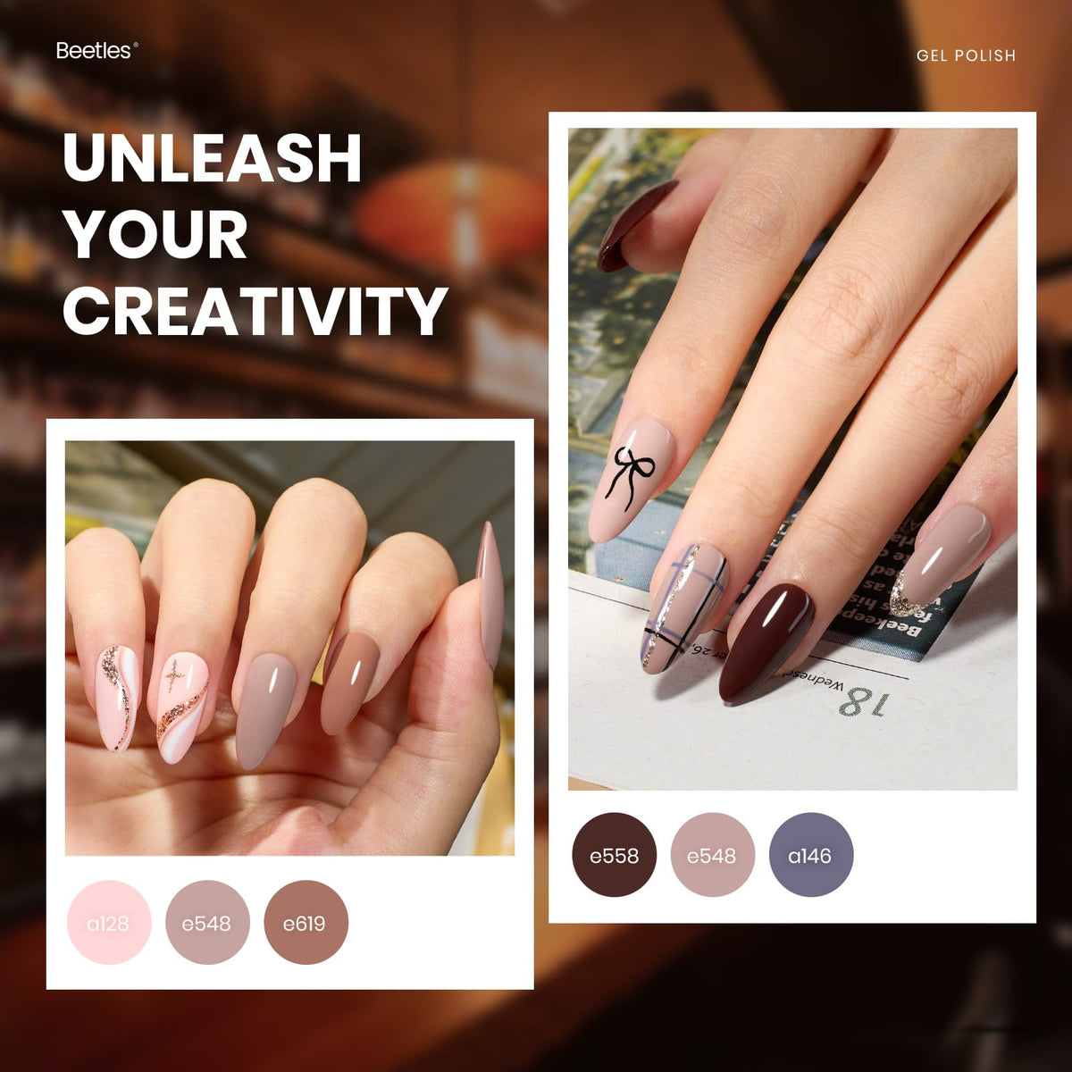 Beetles Manhattan matte top coat adds elegant texture