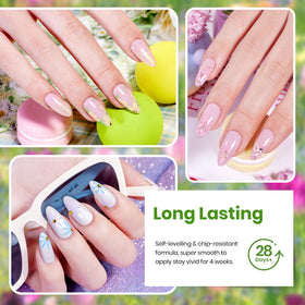 Matte Top Coat included for elegant, soft-textured nails by Beetles