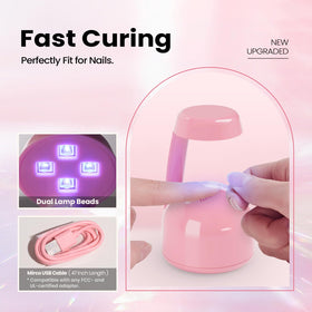 Beetles Mini UV Light quickly dries gel in minutes