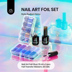 Beetles built-in brush helps smooth foil gel for clean results.