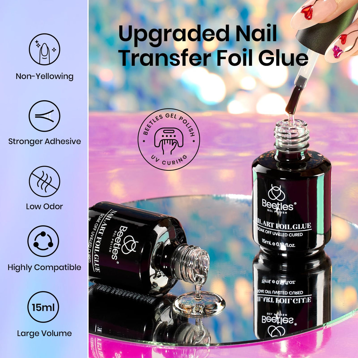 Beetles at-home nail art ideas for parties and everyday wear.