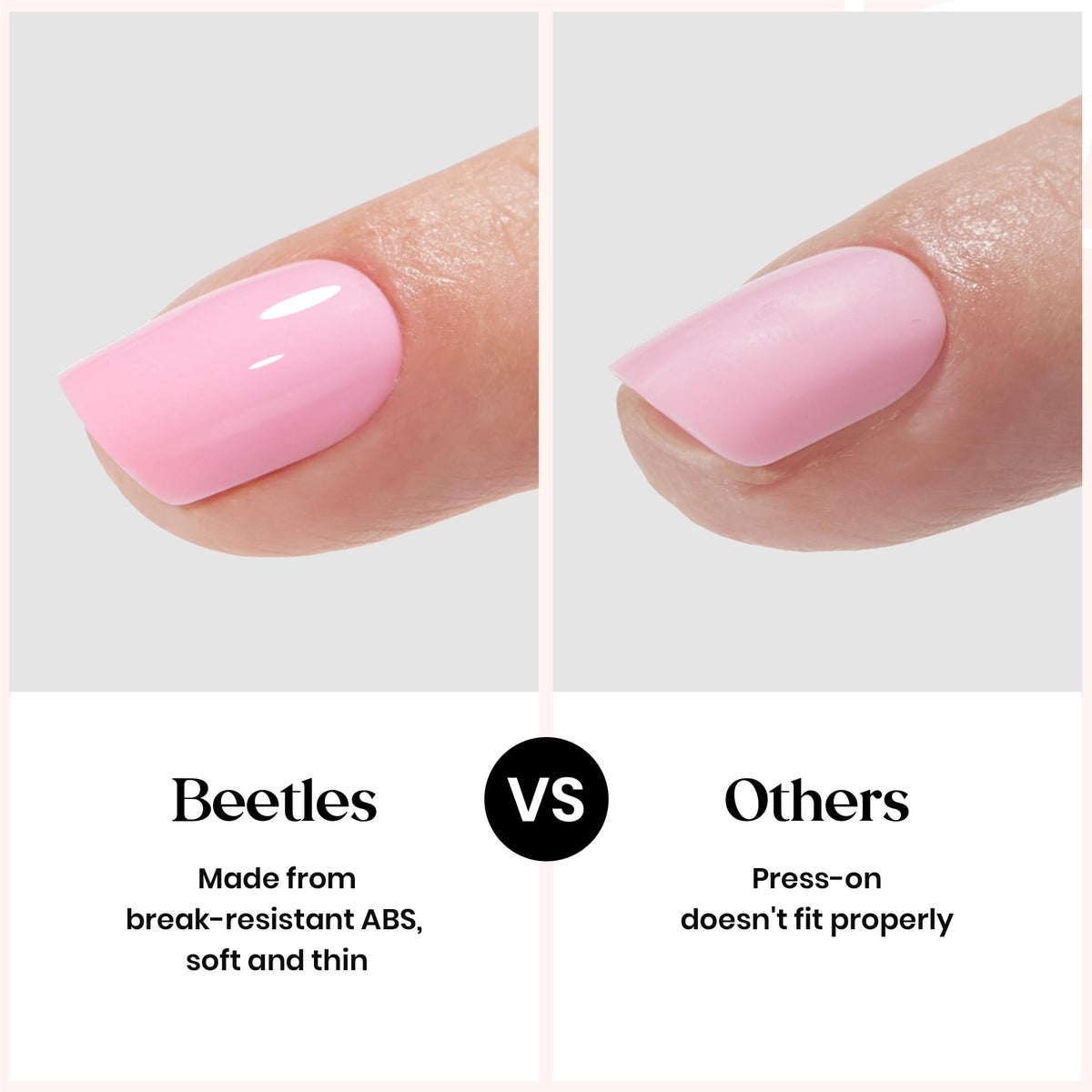 Beetles nail file 100/180 grit with plastic sticks for shaping