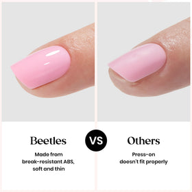 Beetles nail file 100/180 grit with plastic sticks for shaping