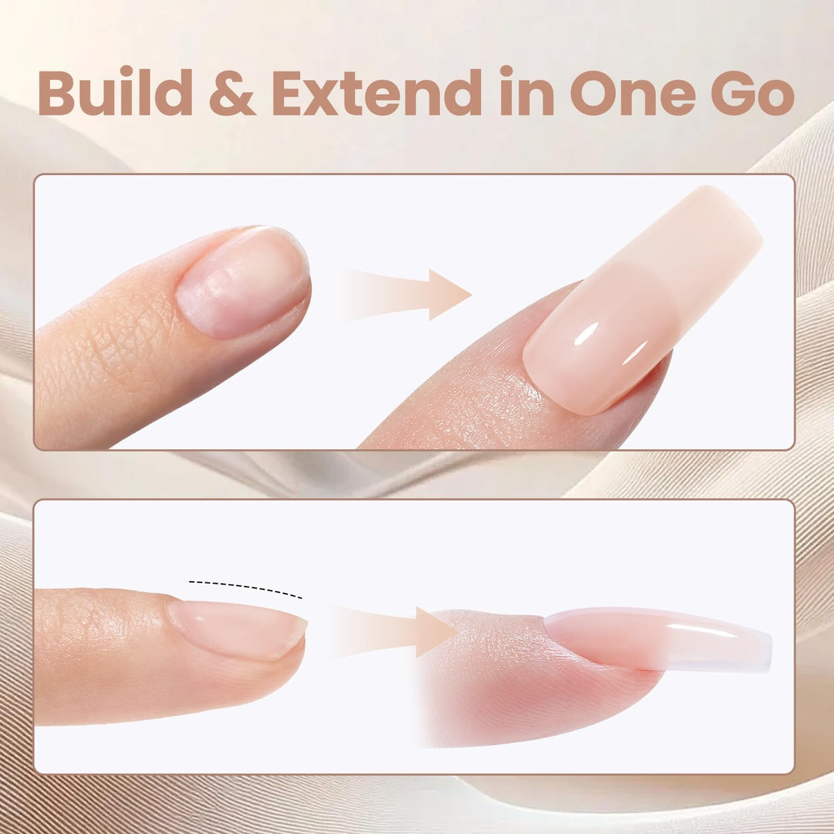 Beetles nail glue provides secure adhesion for longer-lasting extensions.