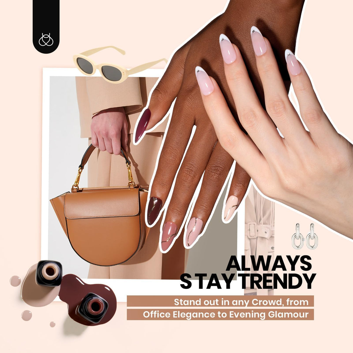 Beetles nail tools kit for easy home manicure