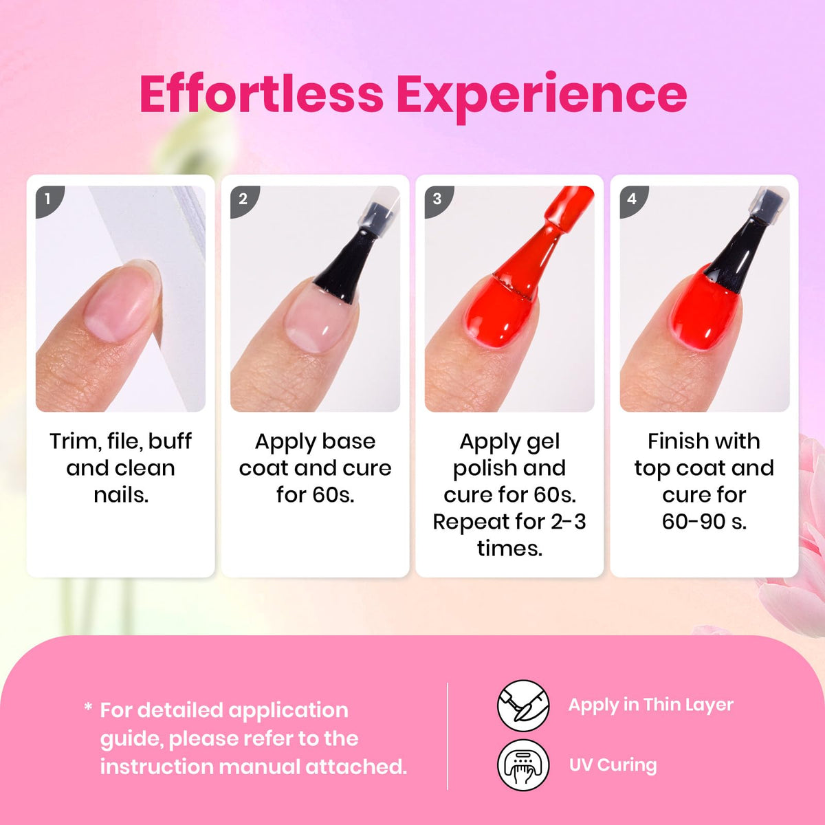 Beetles DIY manicure tools kit for home use