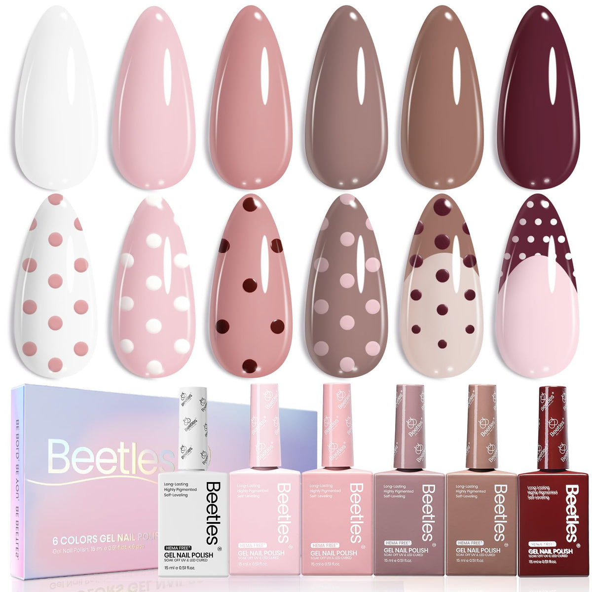 Beetles Neutral cream bottle with long-lasting nude shade for daily wear