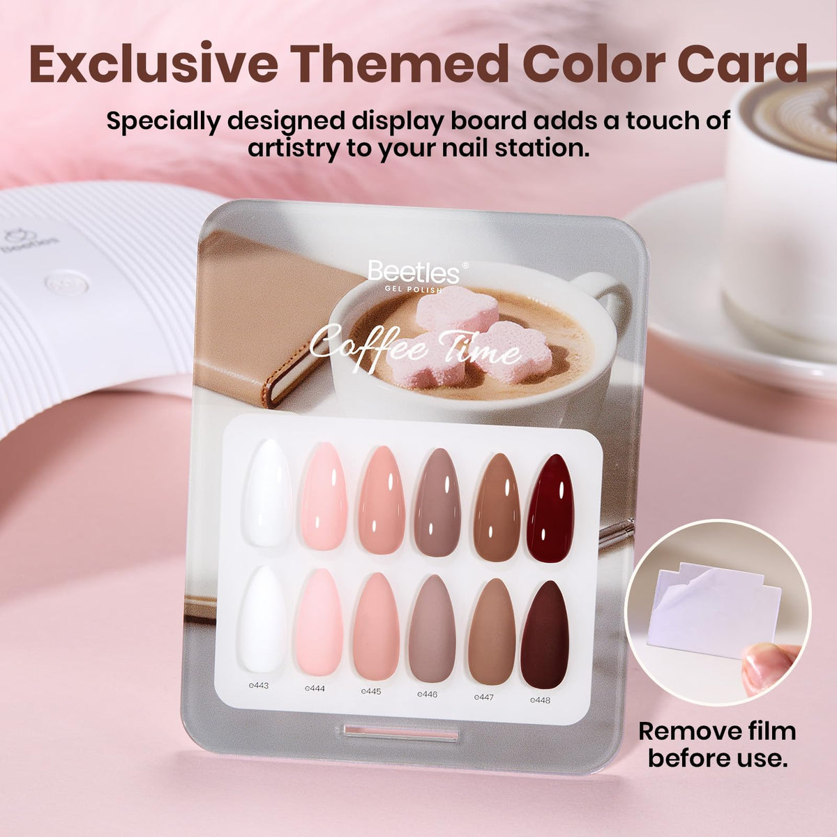 Beetles Nude Gel Polish gift box presents an iridescent wrapper for nail lovers.