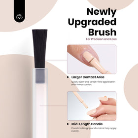 Beetles Nude Gel Polish Set at-home application for salon-like results.
