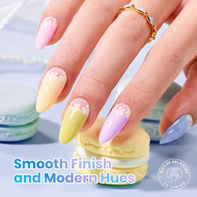 Beetles Pastel Gel Polish Color Swatch Cap enabling fast shade identification