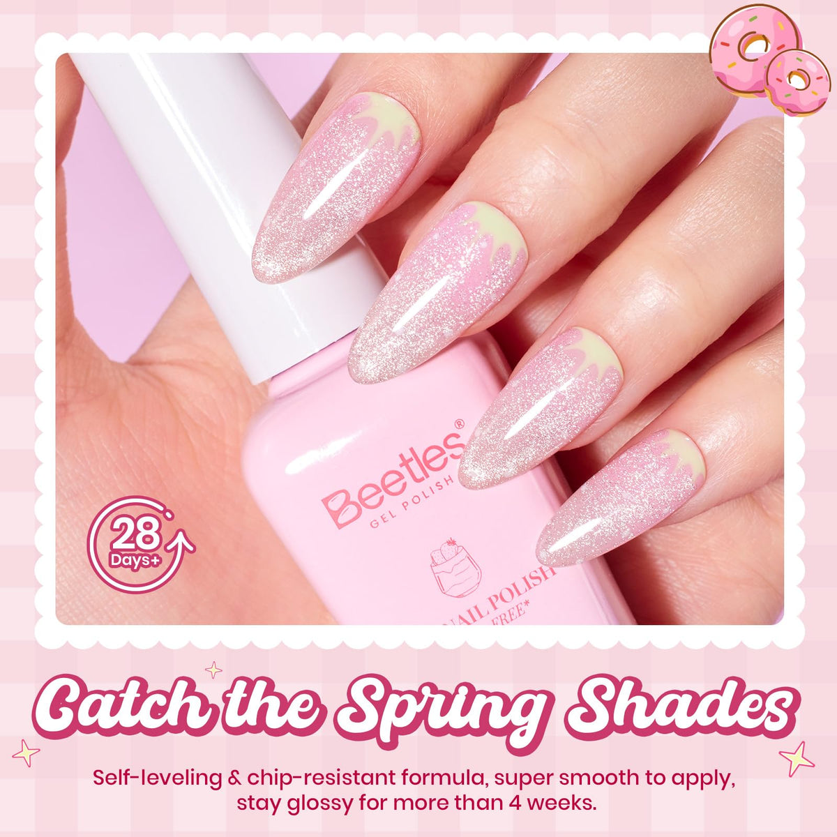 Beetles Pastel Gel Polish Set smooth cream texture for even application