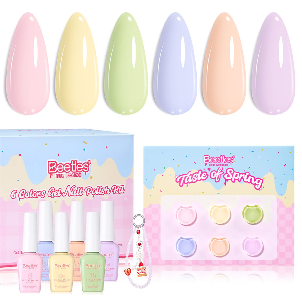 Beetles Pastel Gel Polish Set Taste of Summer box ideal for at-home manicure