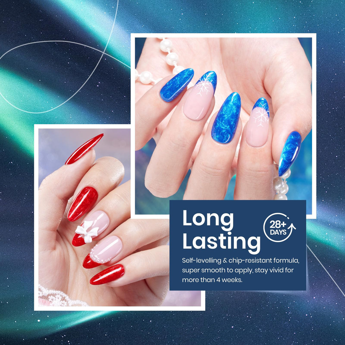 Beetles Pearl Gel Polish Set green twist for mermaid-inspired nails.