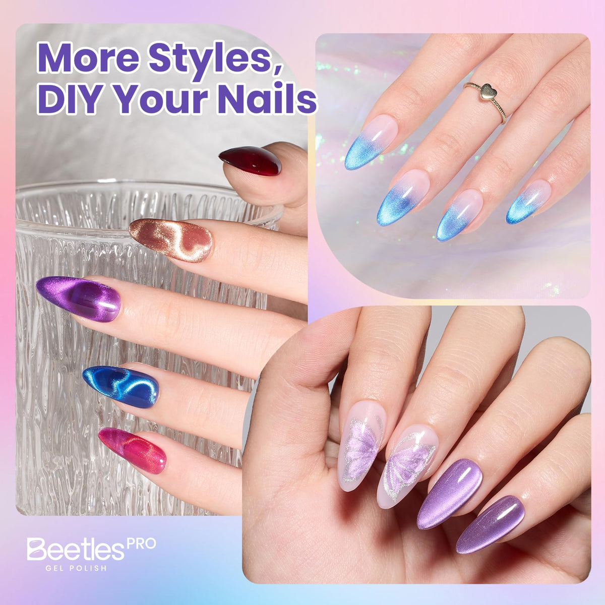 Beetles Peel-Off Base Coat simplifies removal when experimenting with looks