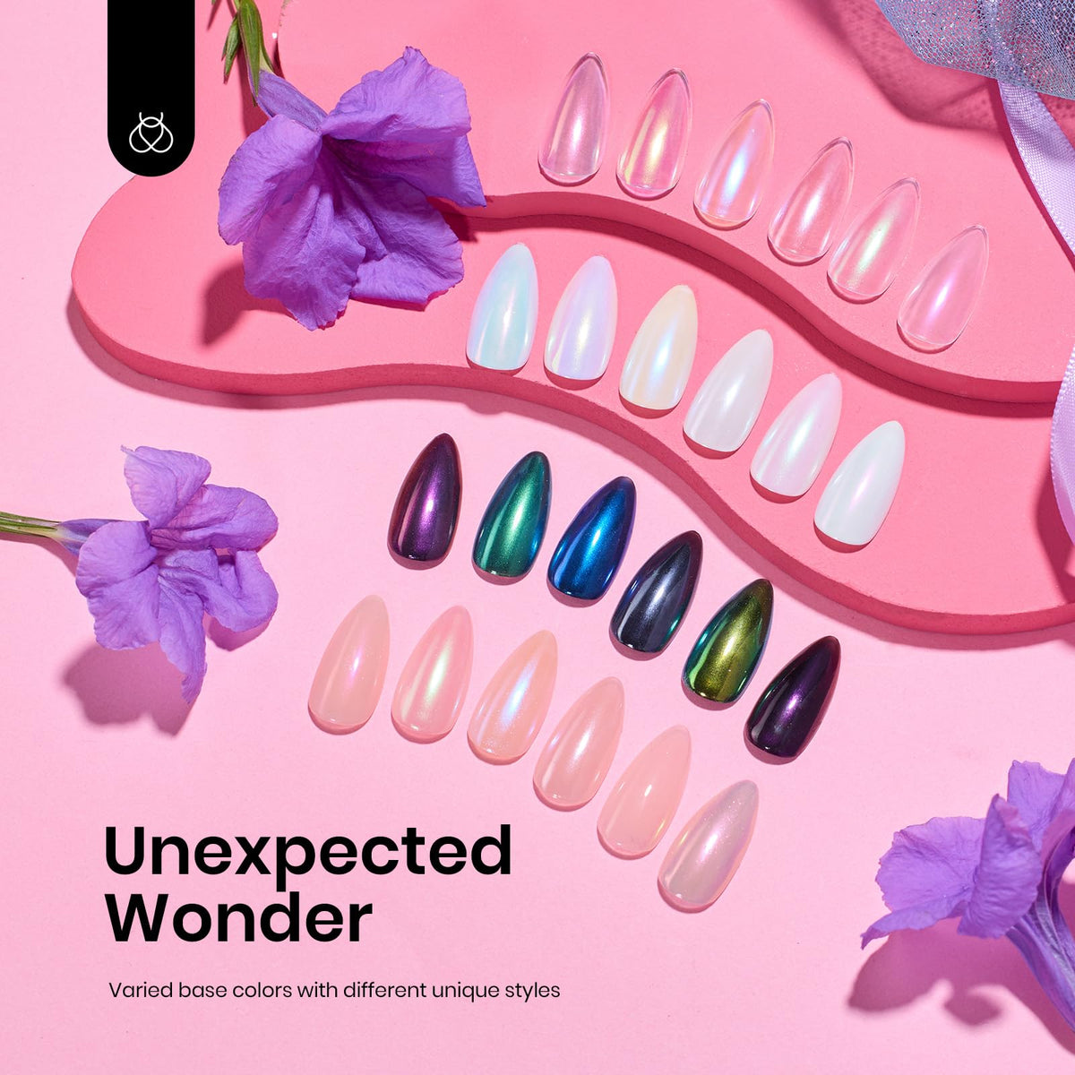Beetles Pink Jelly Gel adds flexibility for versatile nail design