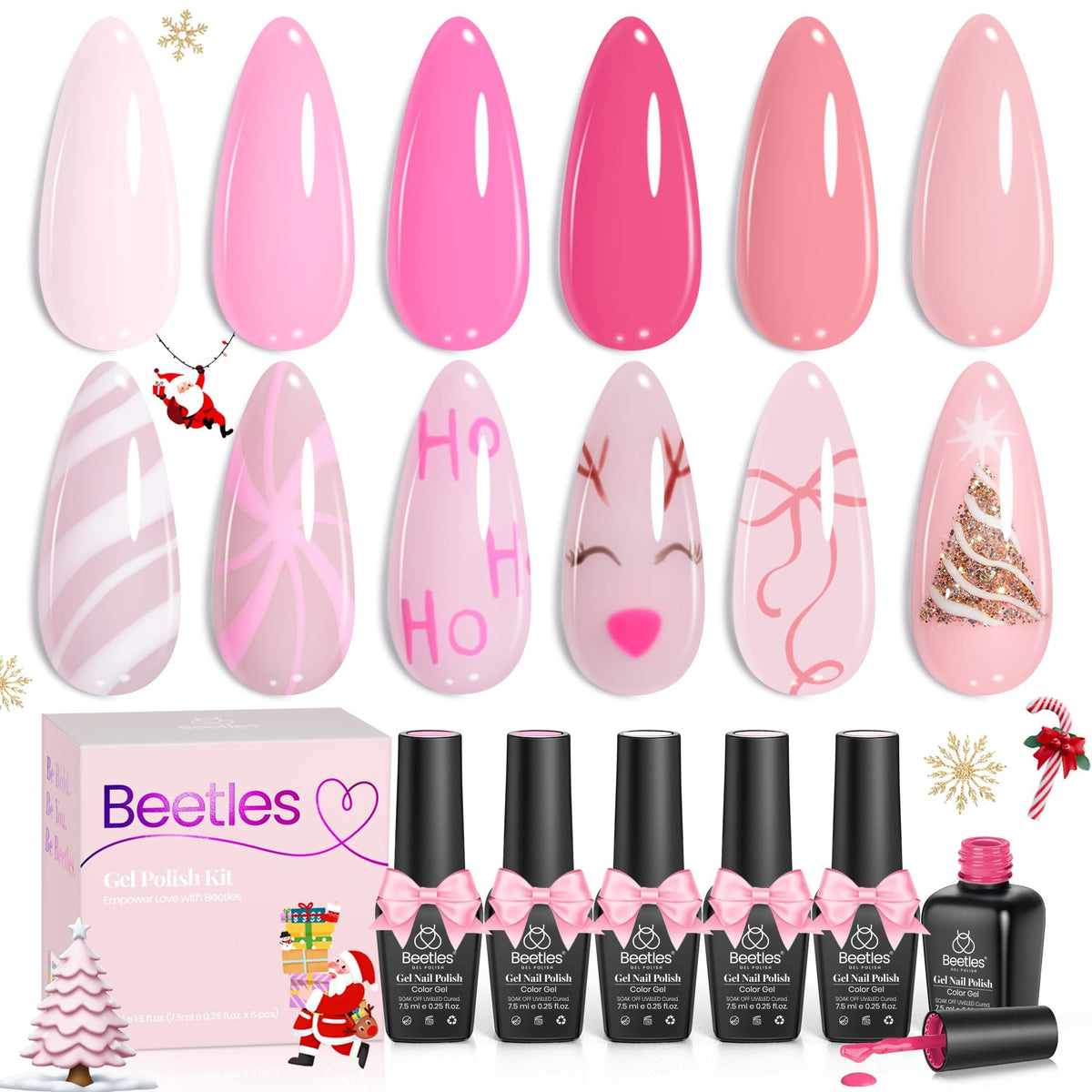 Beetles Pink Melody gift box packaging ready for gifting.