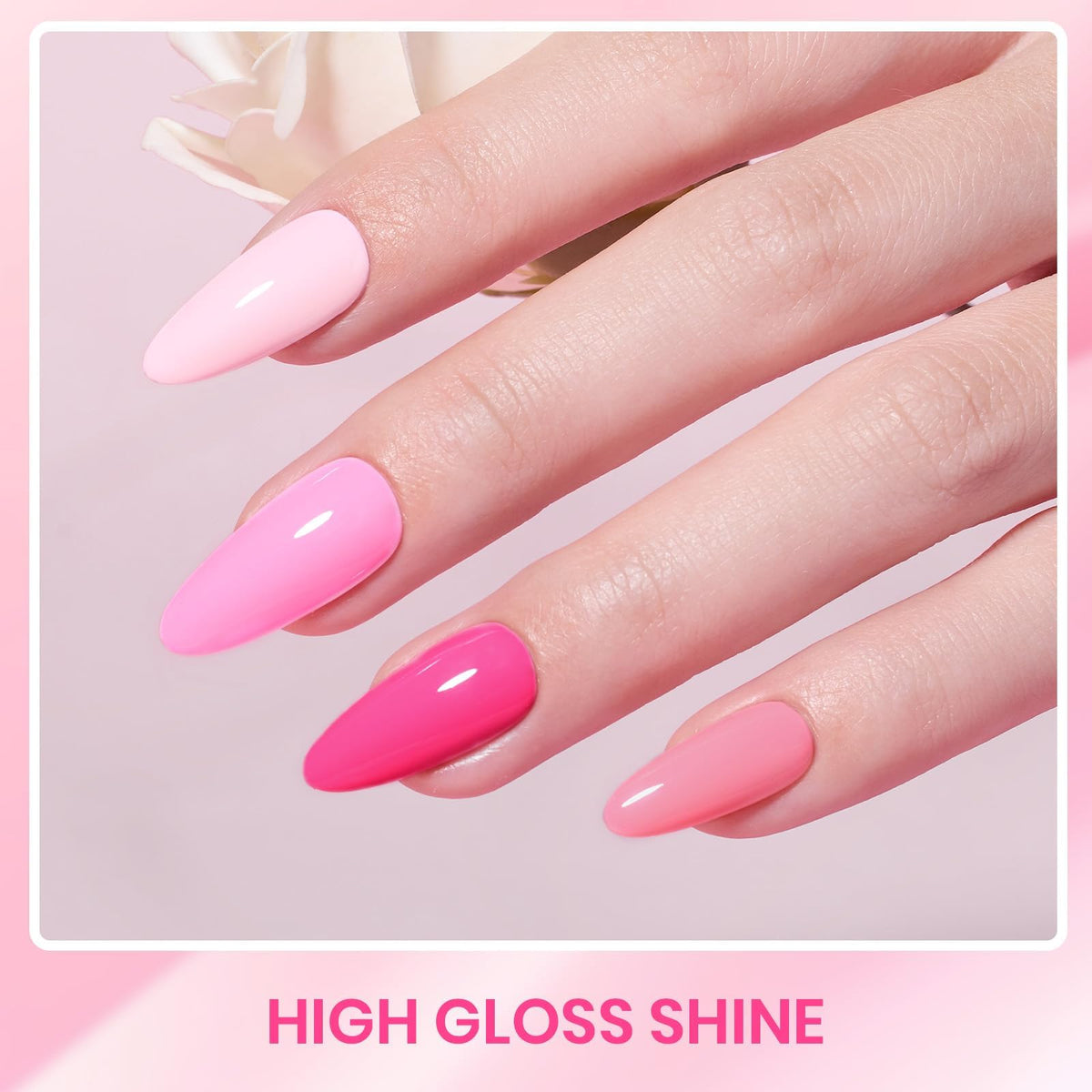 Beetles Pink Melody hot pink shade for bold spring accents.