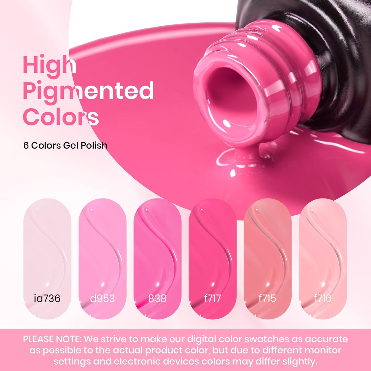 Beetles Pink Melody soft light pink shade for delicate everyday nails.