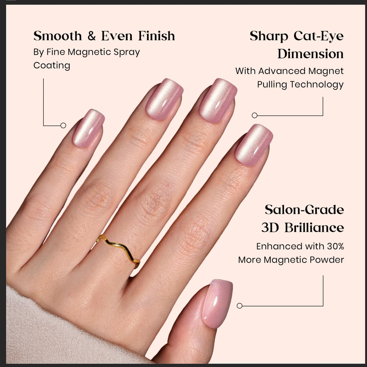 Beetles press-on nails kit for quick DIY nail art.