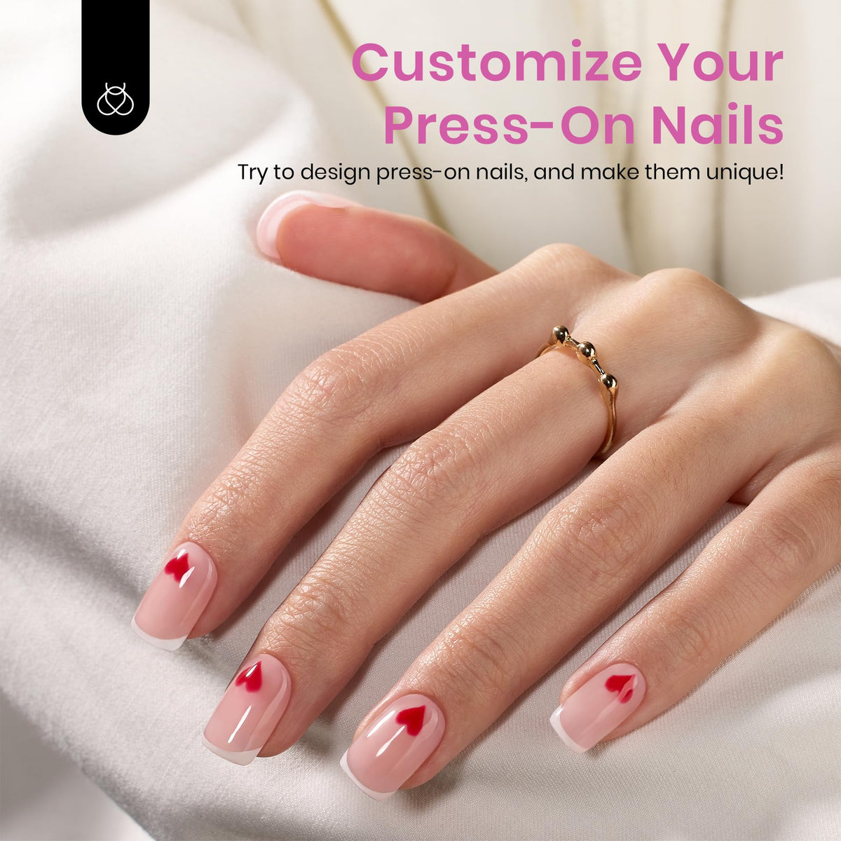 Beetles press-on nails pair well with compatible glue and coatings.