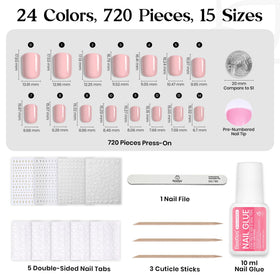 Beetles Prism Pop nail stickers set adds customizable accents and flair
