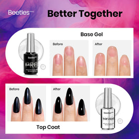 Beetles Pro Gel manicure under LED lamp shows quick curing