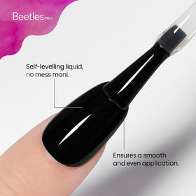 Beetles Pro Gel Top Coat ultra gloss finish enhances color with crystal shine