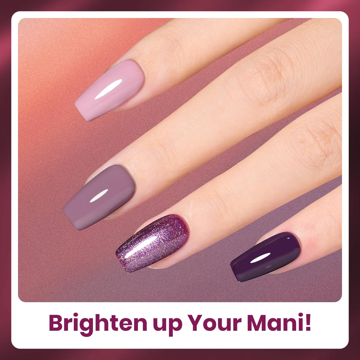 Beetles Nail polish application UV/LED ready for fast curing.