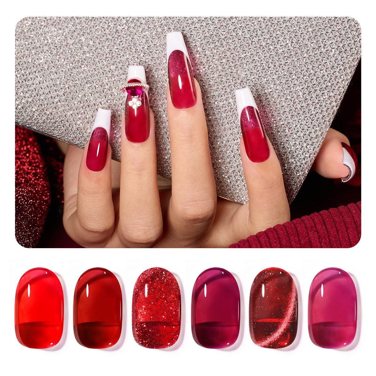 Beetles Red Revival gel polish delivering long‑lasting shine with proper layering