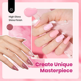Beetles Romantic Blush baby pink bottle perfect for feminine looks