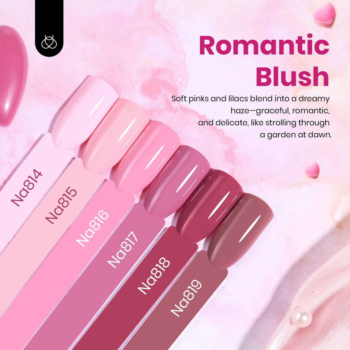 Beetles Romantic Blush hot pink bottle for bold, statement nails