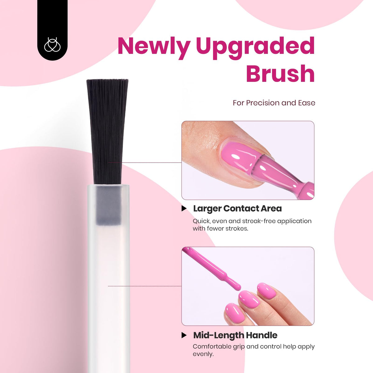 Beetles Romantic Blush LED lamp closeup supports quick curing for smooth finishes